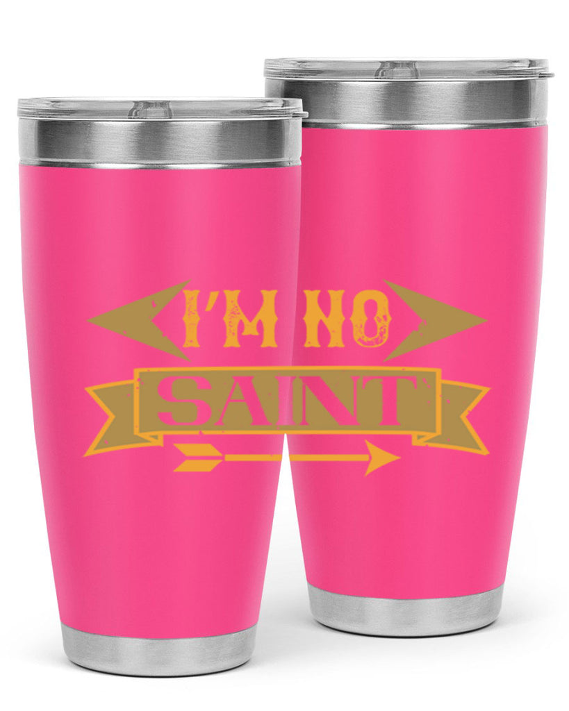 i’m no saint 59#- mardi gras- Tumbler