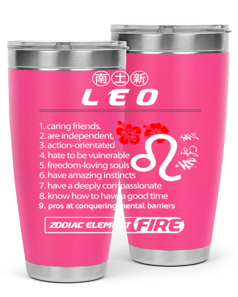 leo 307#- zodiac- Tumbler