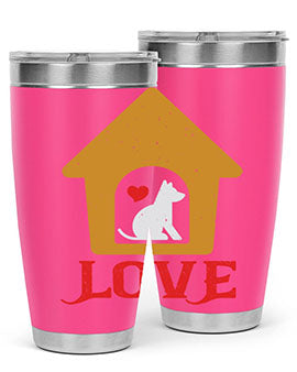love Style 161#- dog- Tumbler