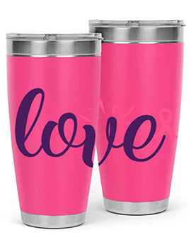 love Style 7#- breast cancer- Tumbler