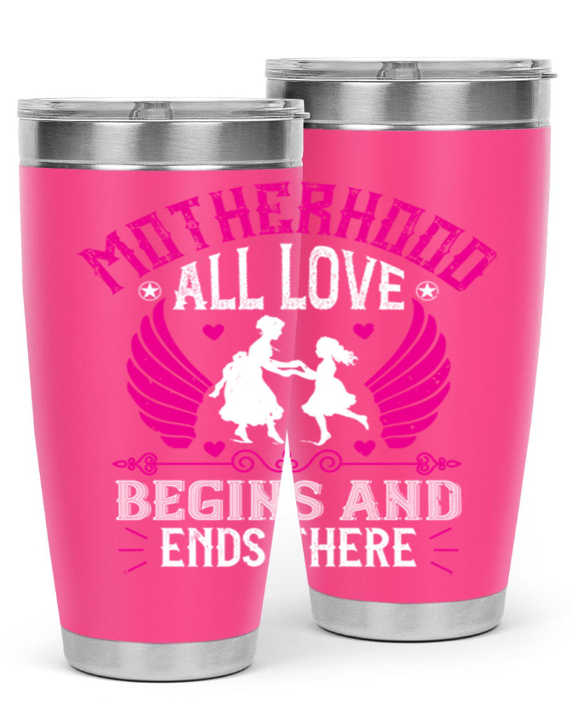 motherhood all love 57#- mothers day- Tumbler