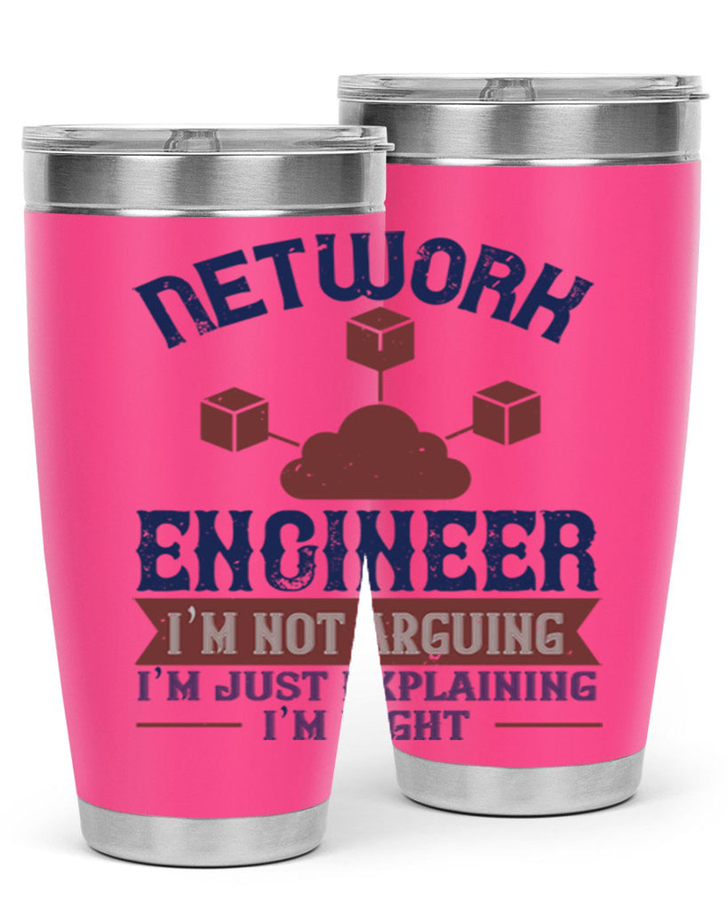 network engineer I am not arguing Im just explaining im right Style 42#- engineer- tumbler