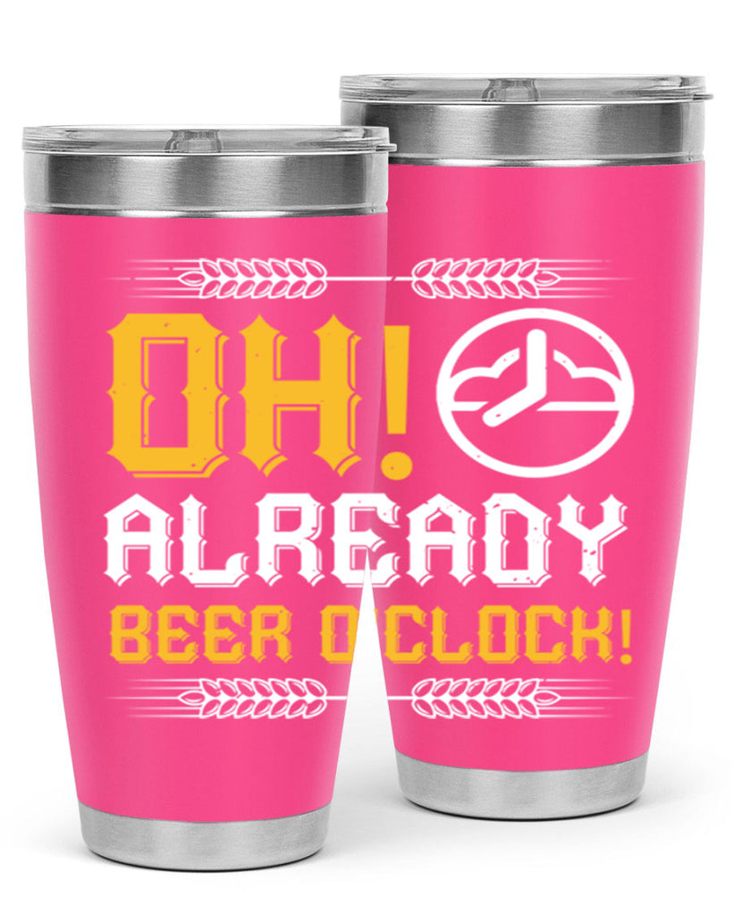 oh already beer oclock 54#- beer- Tumbler