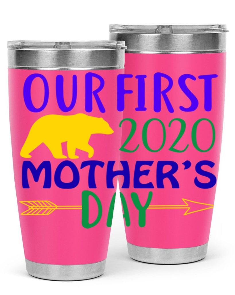 our first mothers day 4#- mardi gras- Tumbler