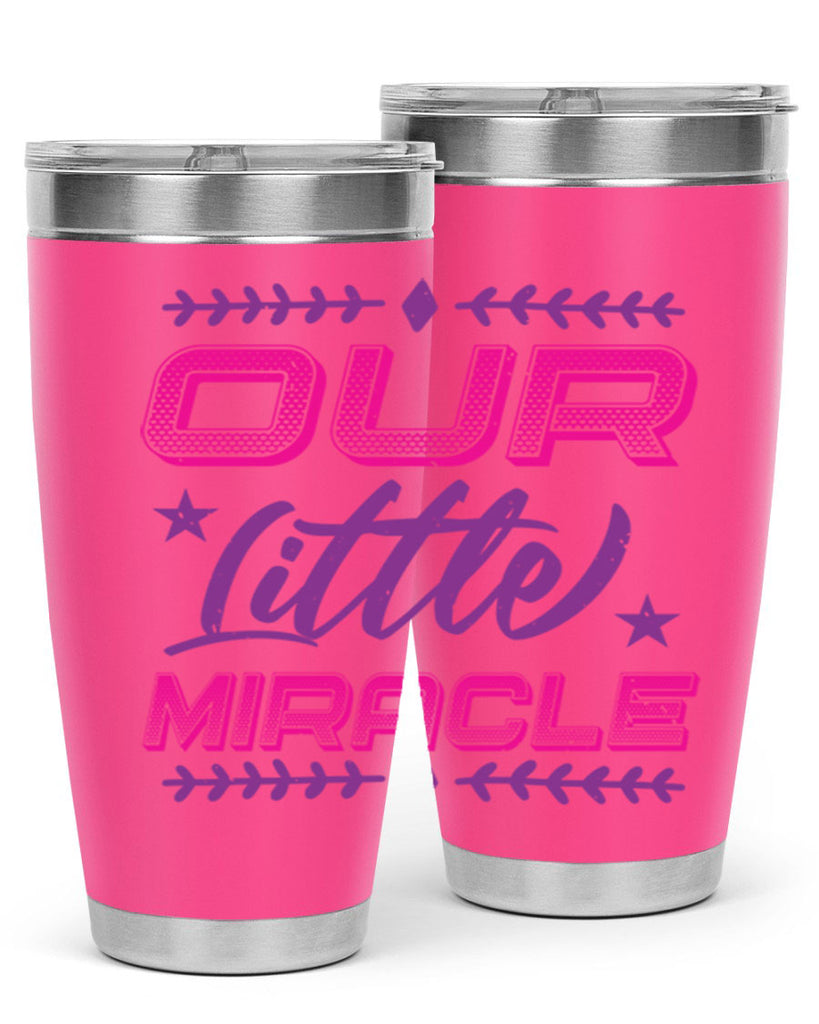 our little miracle Style 23#- baby shower- tumbler