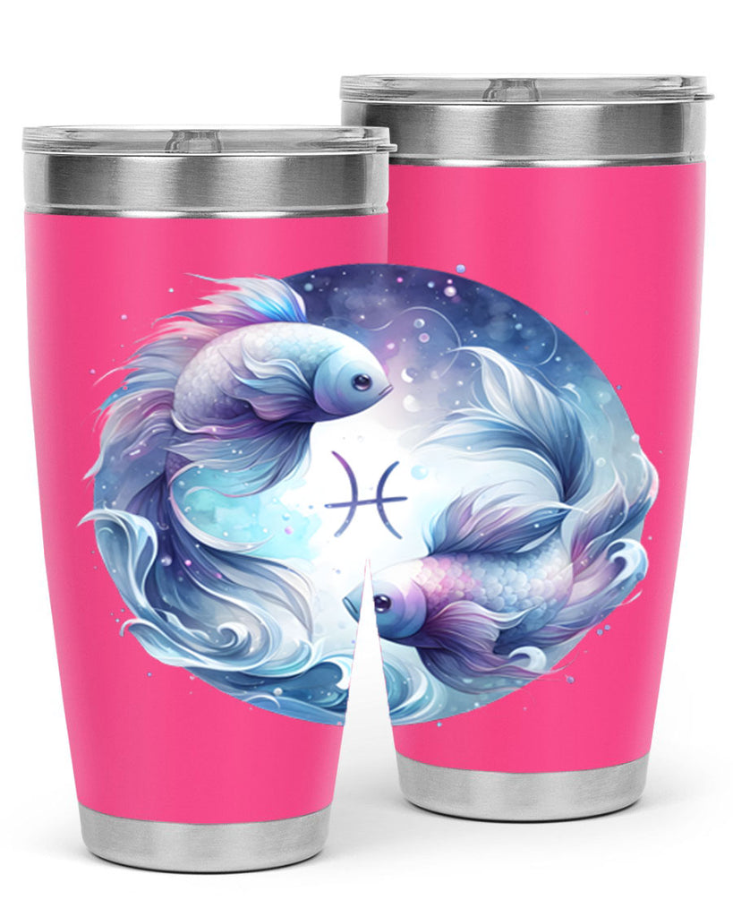 pisces 349#- zodiac- Tumbler