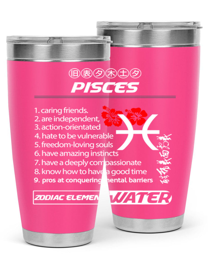 pisces 356#- zodiac- Tumbler