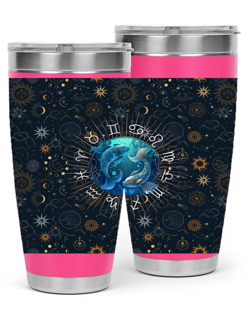 pisces Straight 366#- zodiac- Tumbler