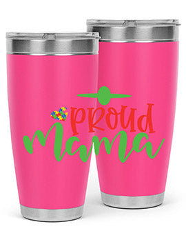 proud mama Style 38#- autism- Tumbler