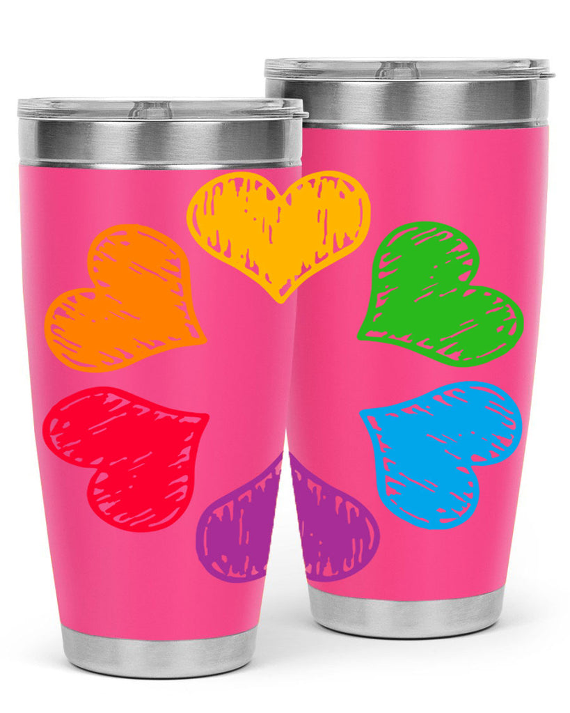 rainbow circle of hearts pride lgbt 32#- lgbt- Tumbler