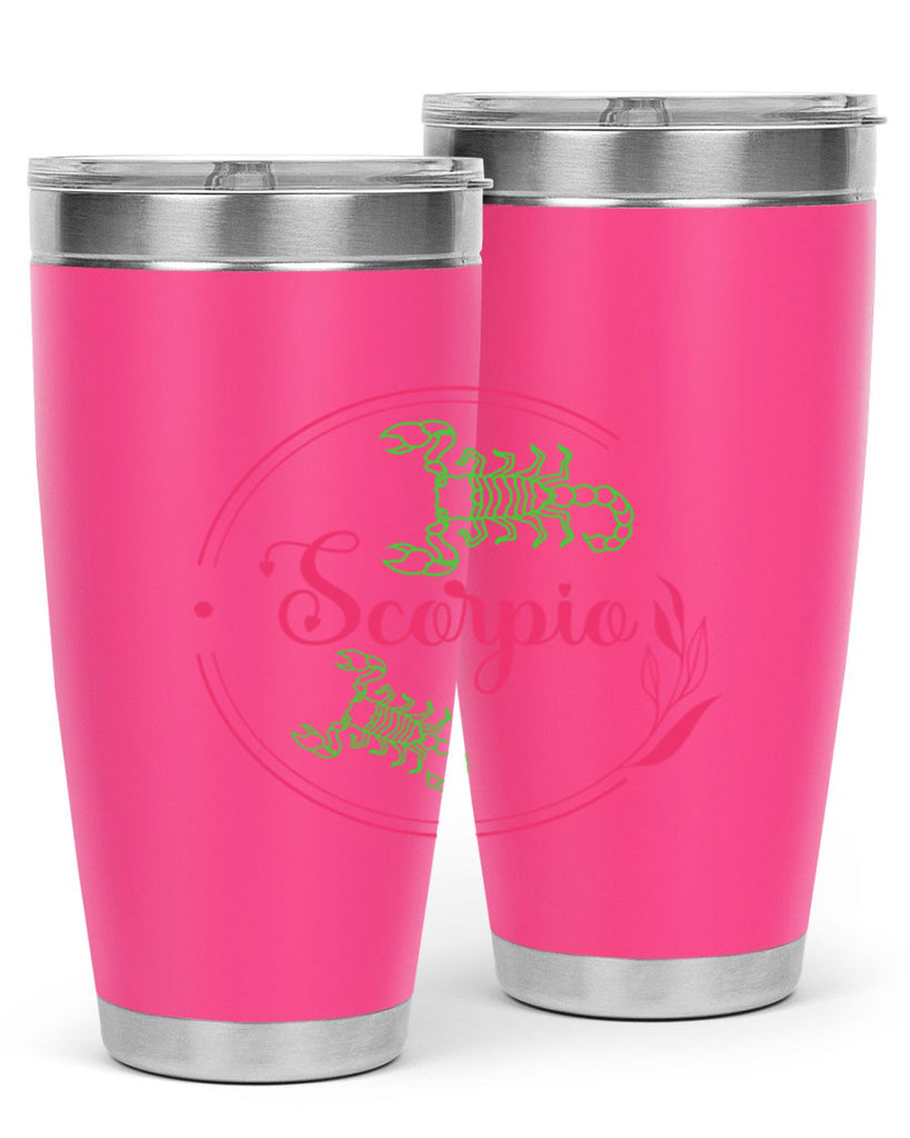 scorpio 437#- zodiac- Tumbler