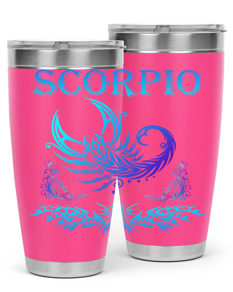 scorpio 449#- zodiac- Tumbler