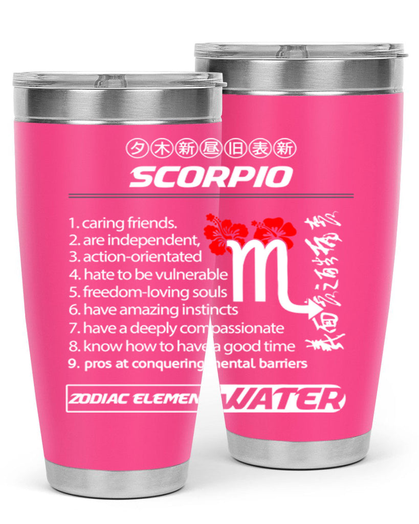 scorpio 456#- zodiac- Tumbler