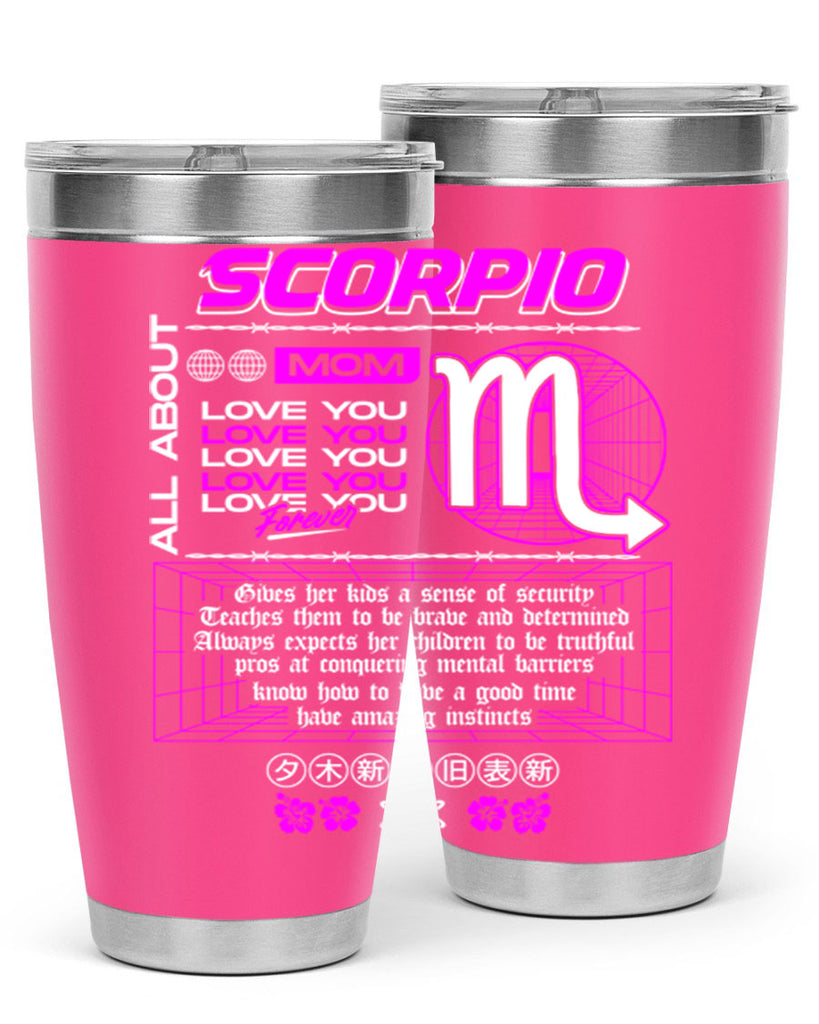 scorpio 457#- zodiac- Tumbler