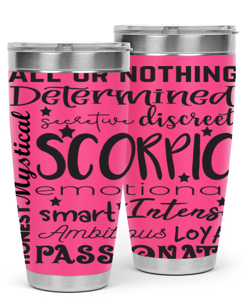 scorpio 572#- zodiac- Tumbler