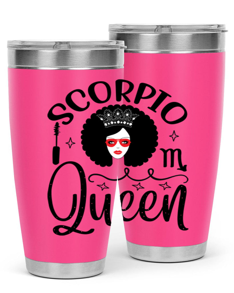 scorpio queen 448#- zodiac- Tumbler