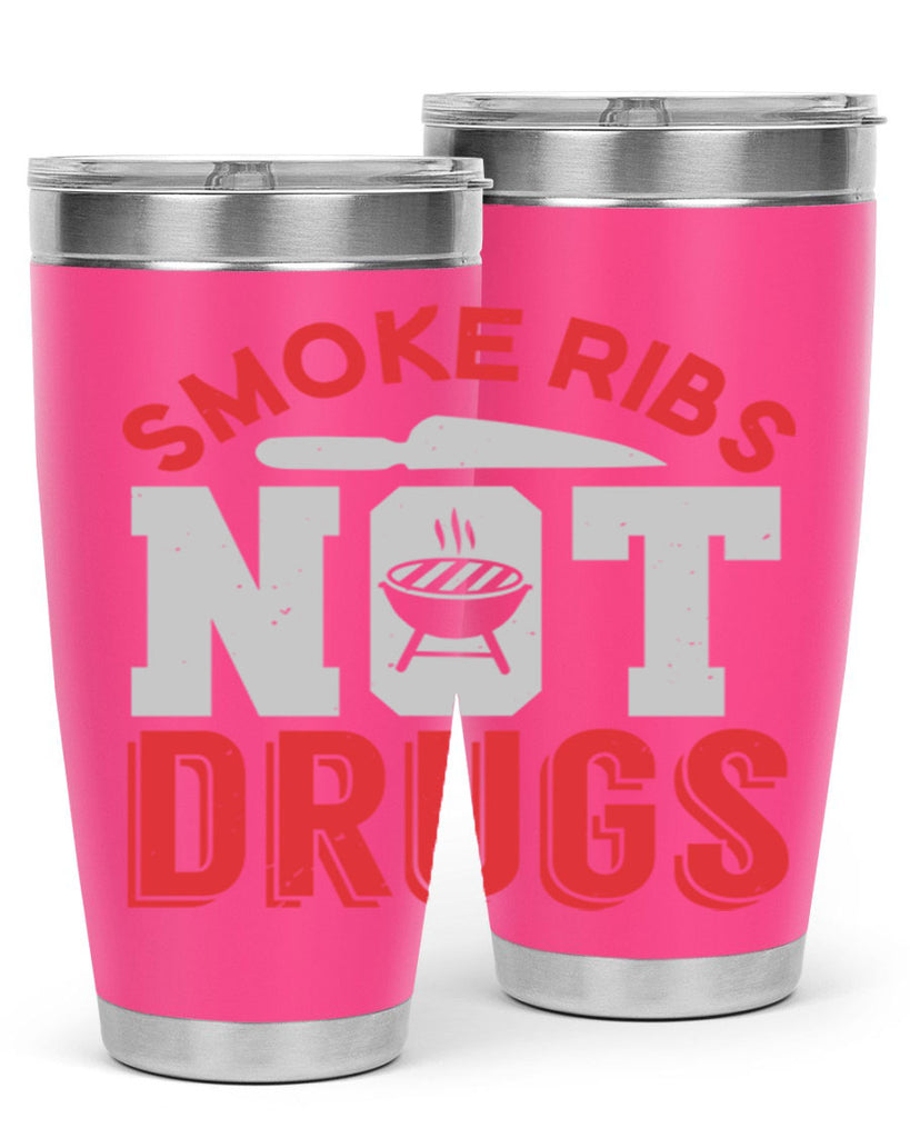 smok ribs not drugs 13#- bbq- Tumbler