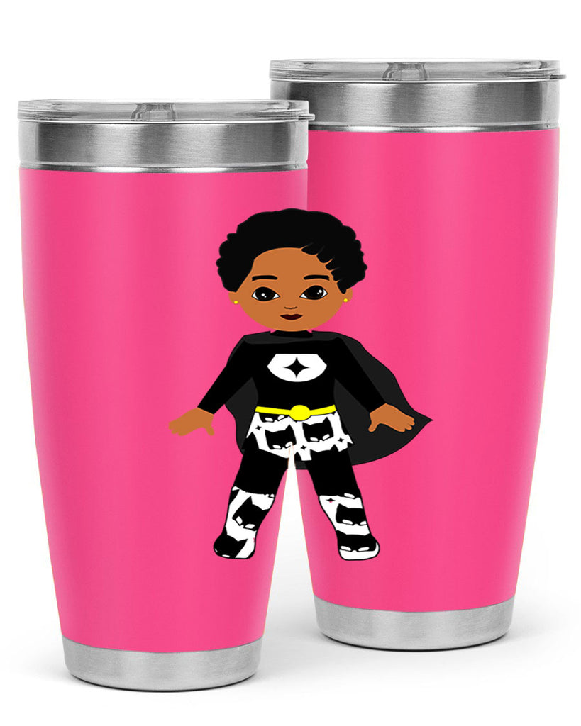 super kid 11#- black men - boys- tumbler