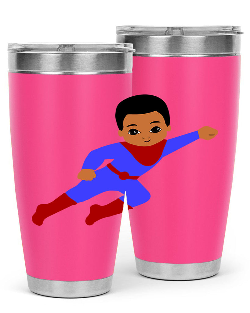 super kid 14#- black men - boys- tumbler