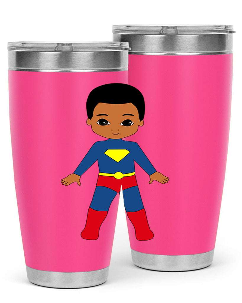 super kid 2#- black men - boys- tumbler