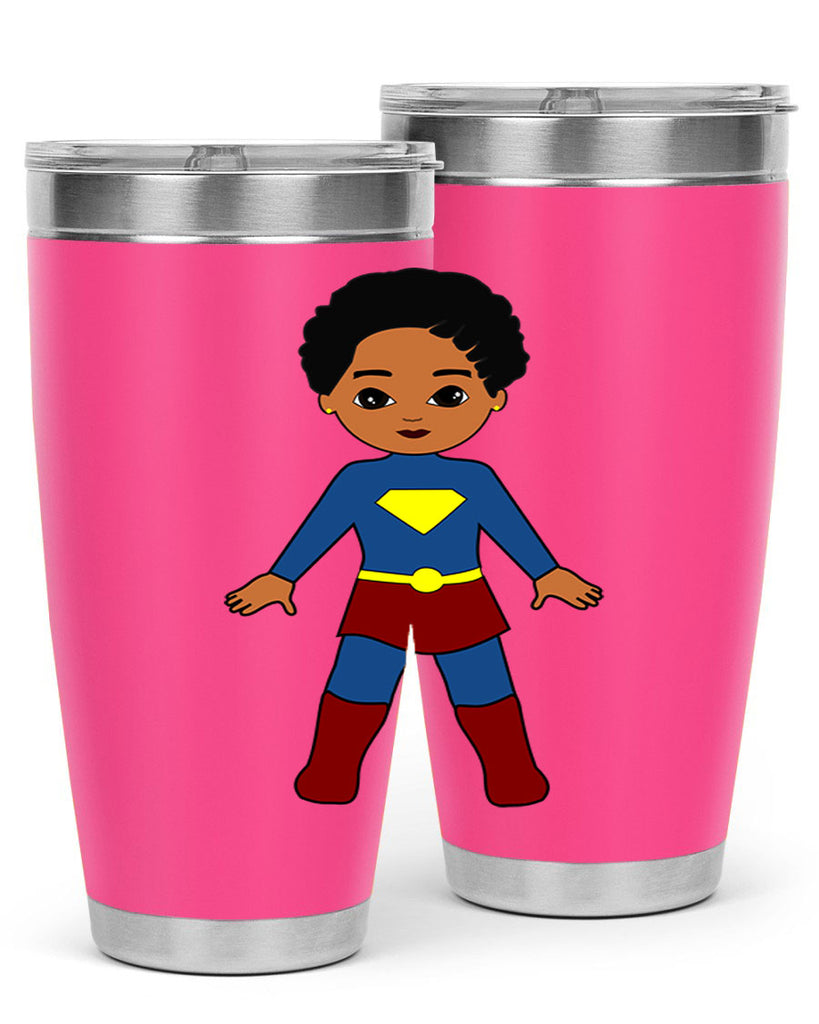 super kid 3#- black men - boys- tumbler