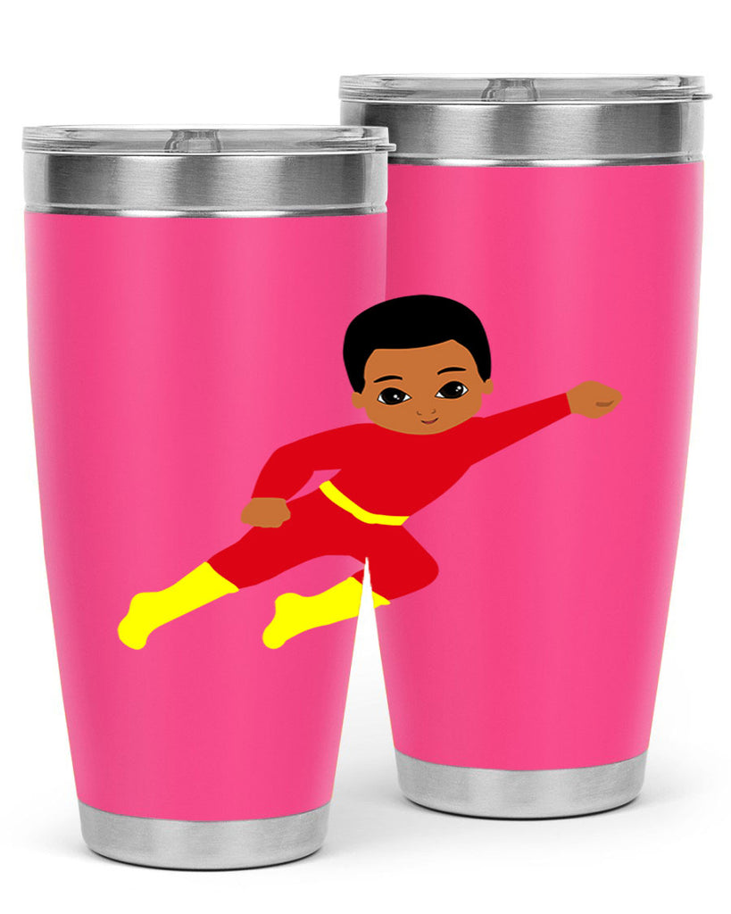 super kid 4#- black men - boys- tumbler
