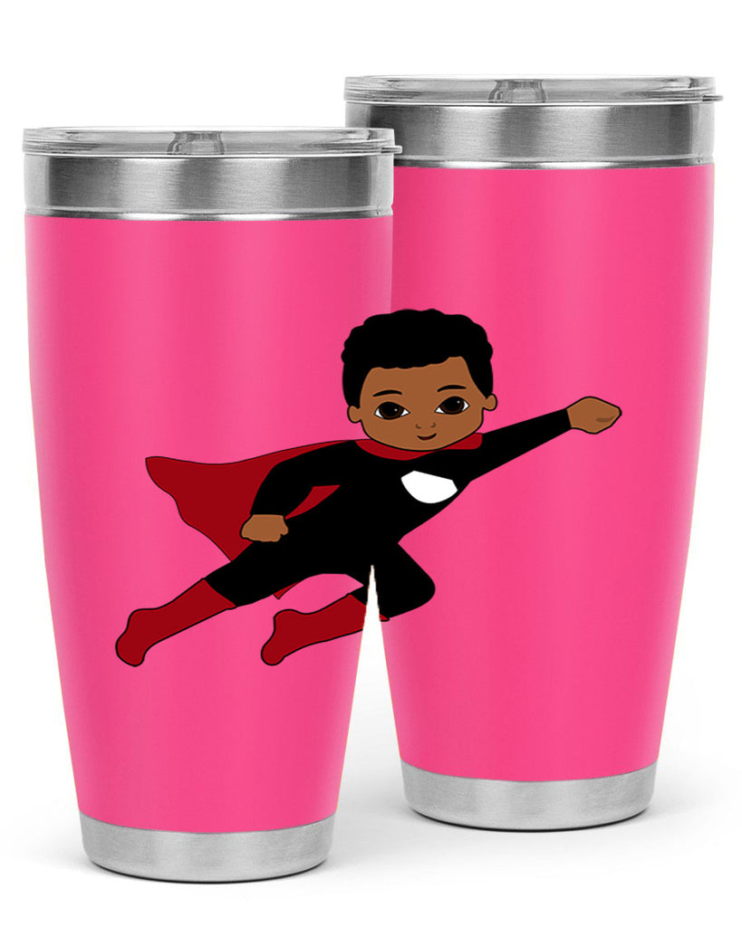 super kid 5#- black men - boys- tumbler