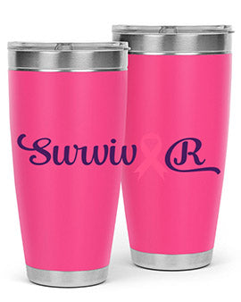 survivor Style 3#- breast cancer- Tumbler