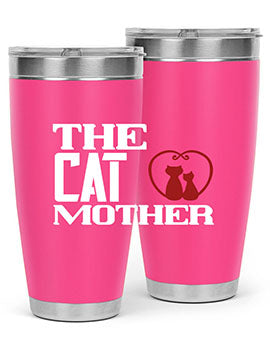 the cat mother Style 117#- cat- Tumbler