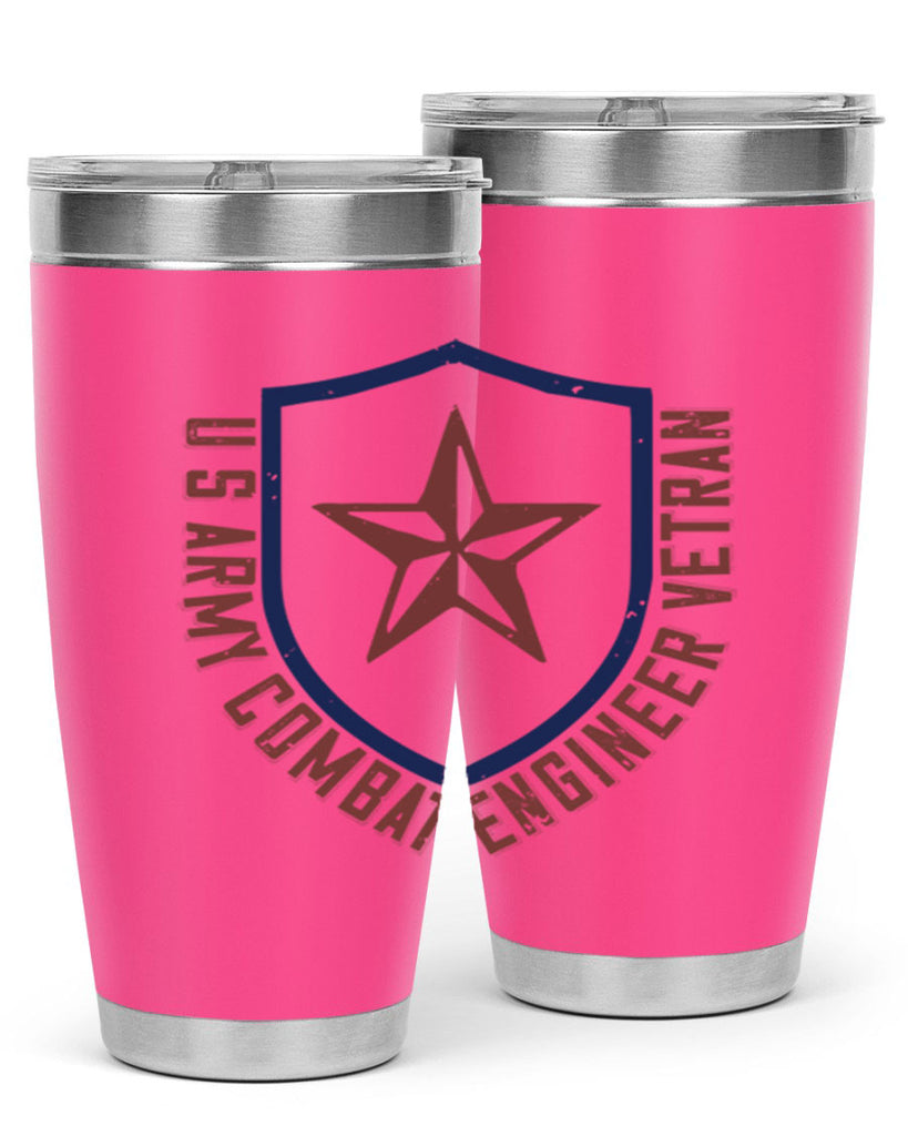 u s army conbat engineer vetran Style 32#- engineer- tumbler