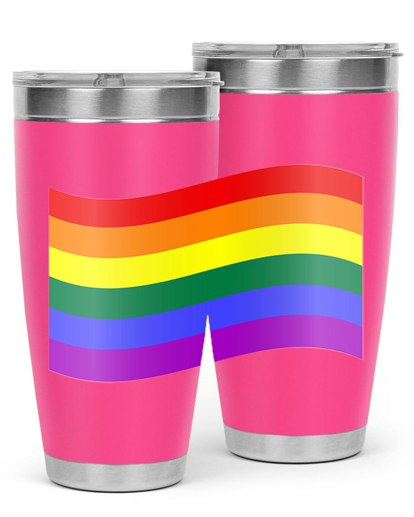 wavy rainbow flag 1#- lgbt- Tumbler