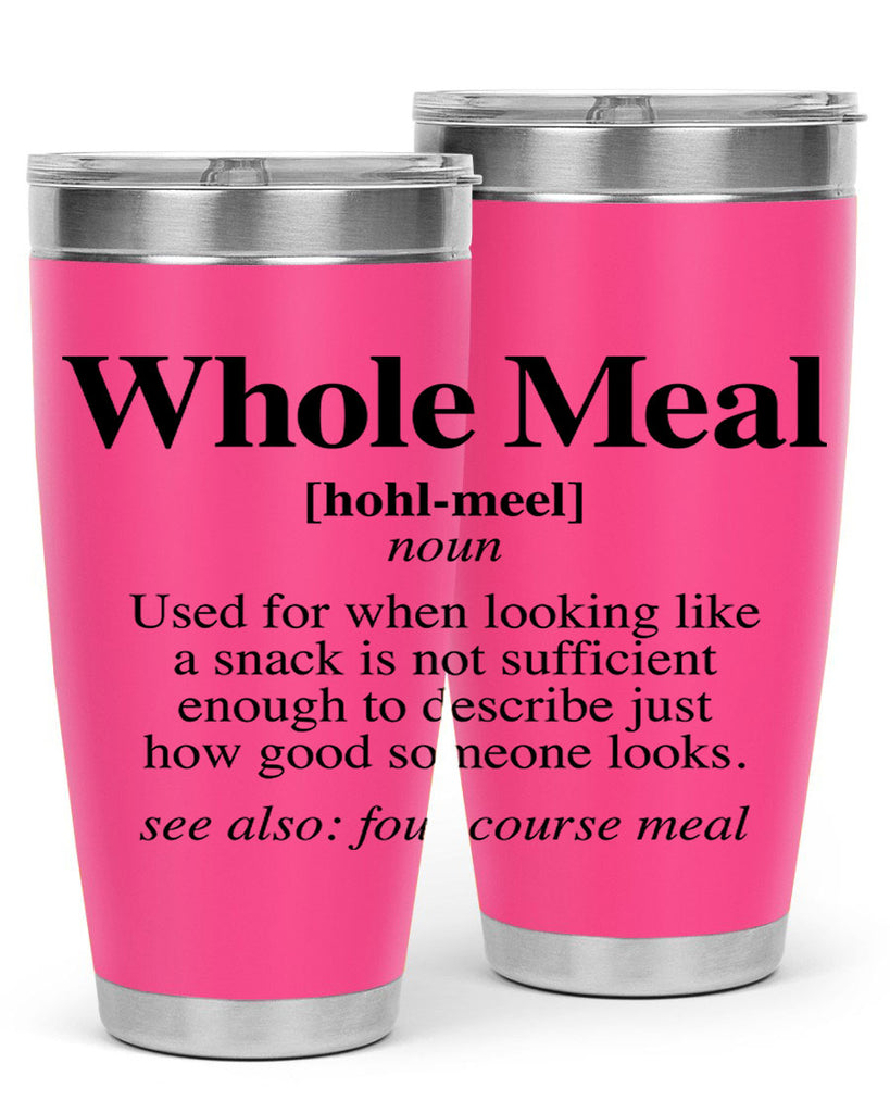 whole meal 10#- black words phrases- Cotton Tank