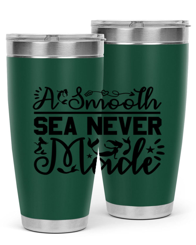 A Smooth Sea Never Made 11#- mermaid- Tumbler