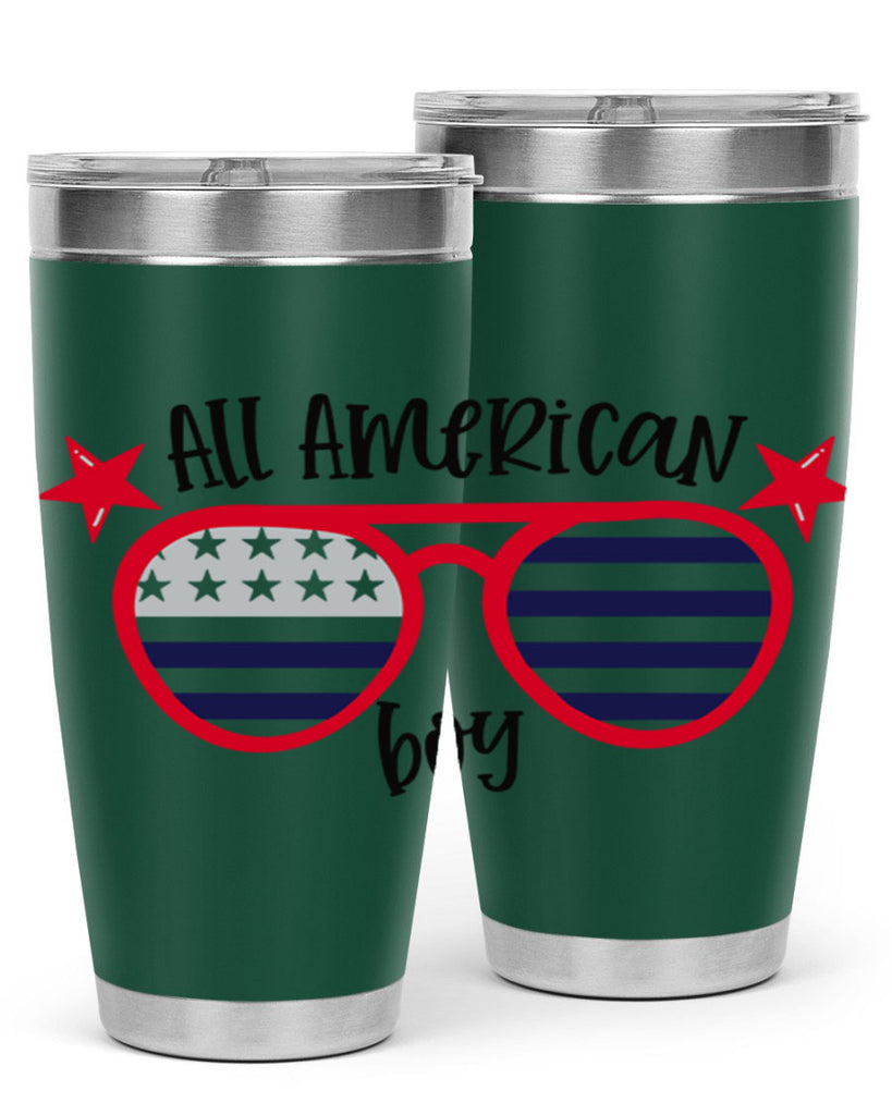 All American Boy Style 141#- Fourt Of July- Tumbler