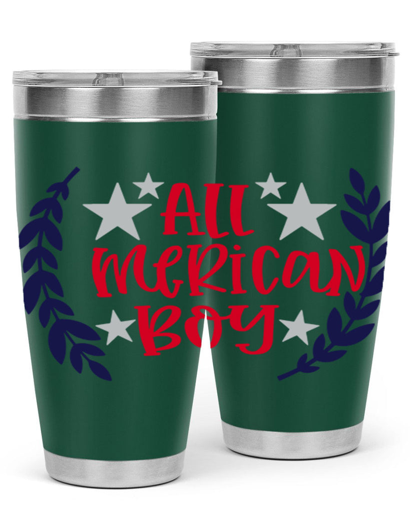 All Merican Boy Style 143#- Fourt Of July- Tumbler