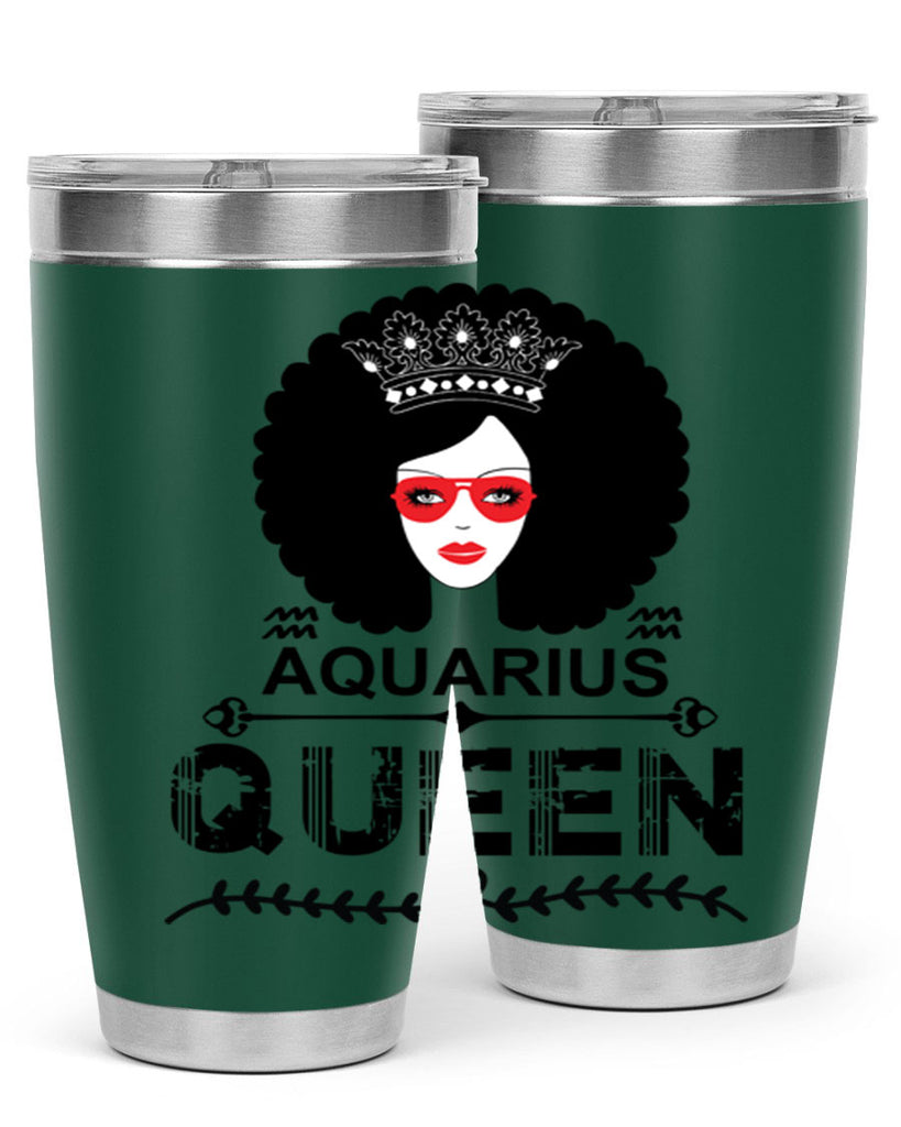Aquarius queen 75#- zodiac- Tumbler