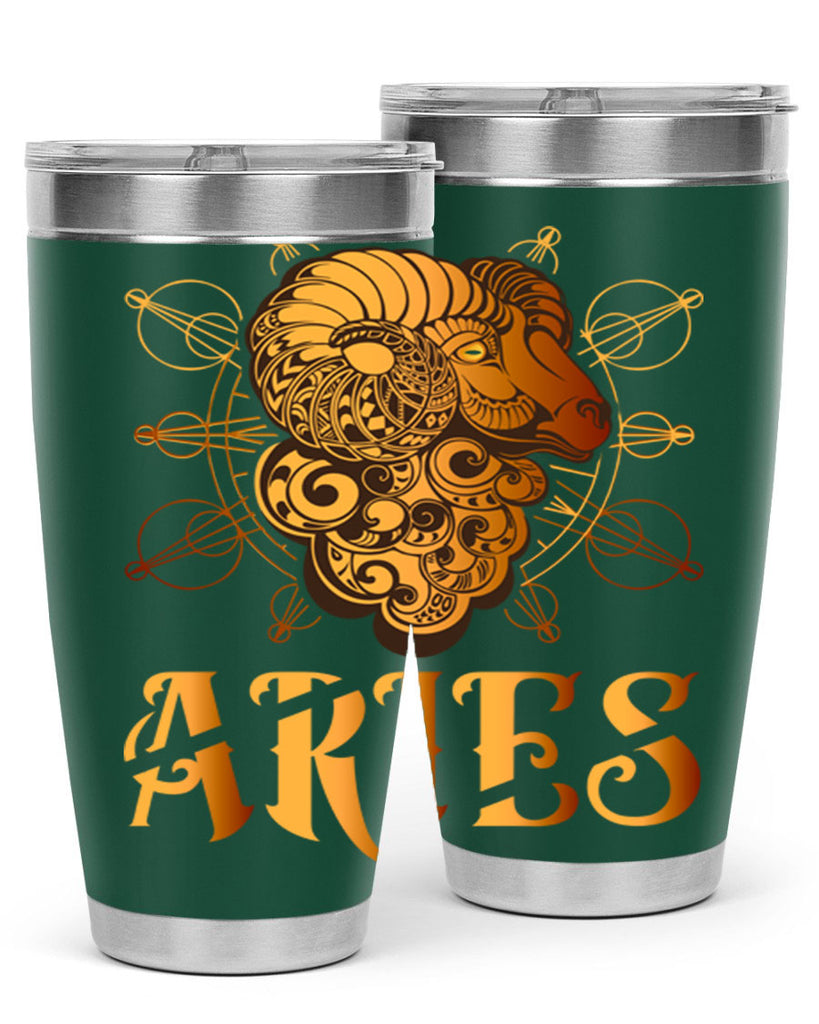Aries 121#- zodiac- Tumbler
