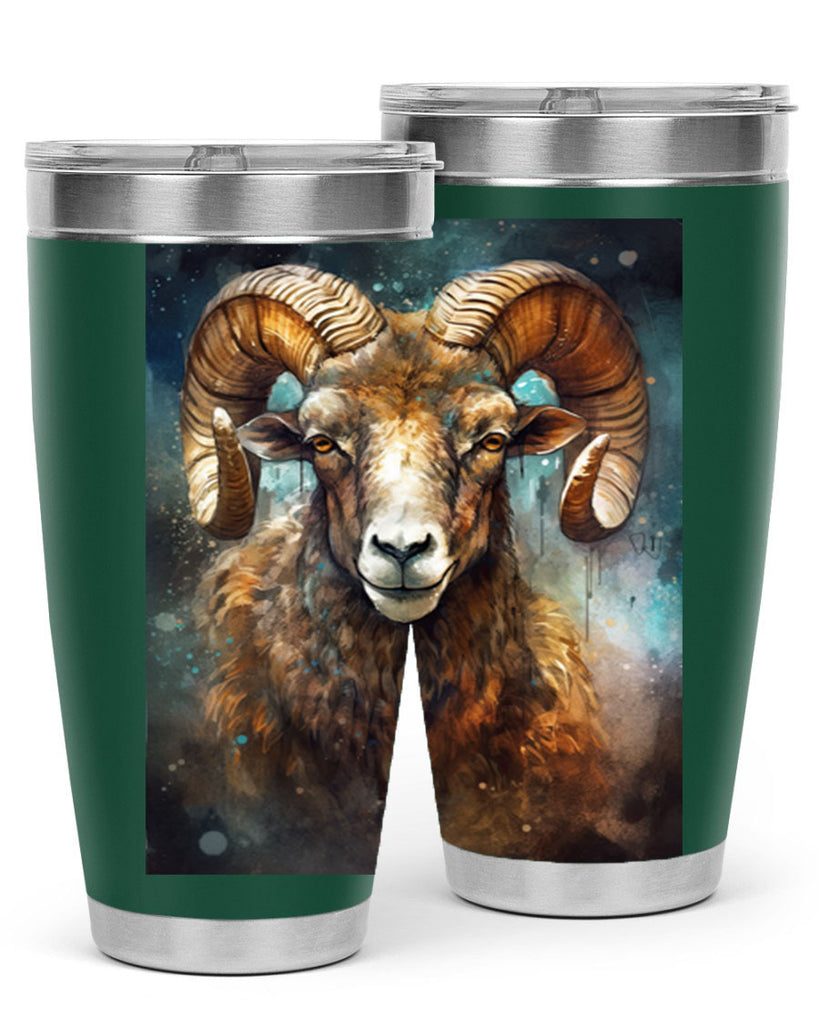 Aries 54#- zodiac- Tumbler