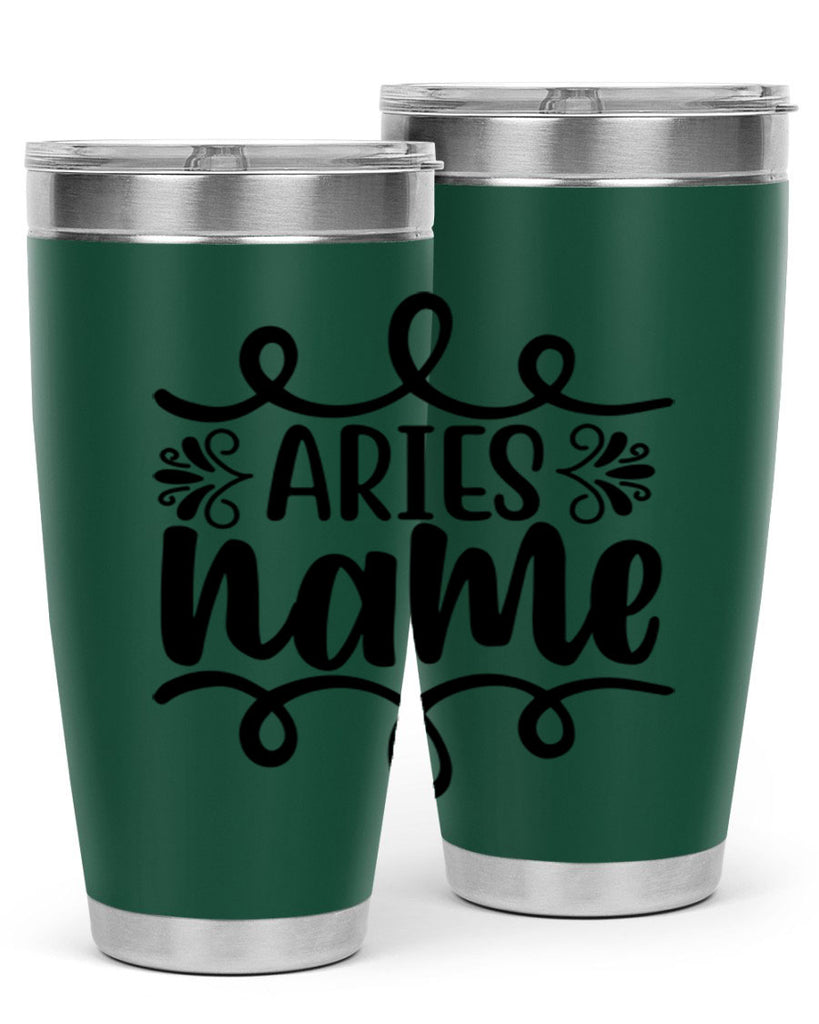 Ariesname 112#- zodiac- Tumbler