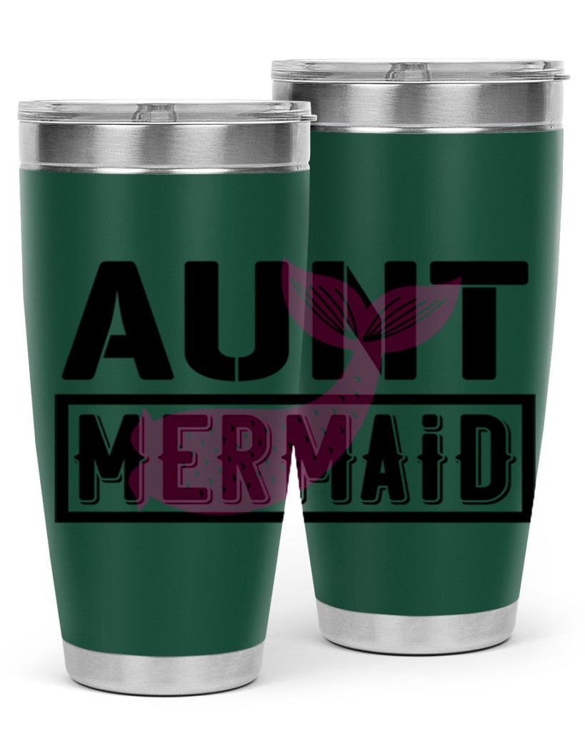 Aunt mermaid 17#- mermaid- Tumbler
