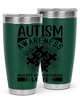 Autism awareness Style 43#- autism- Tumbler