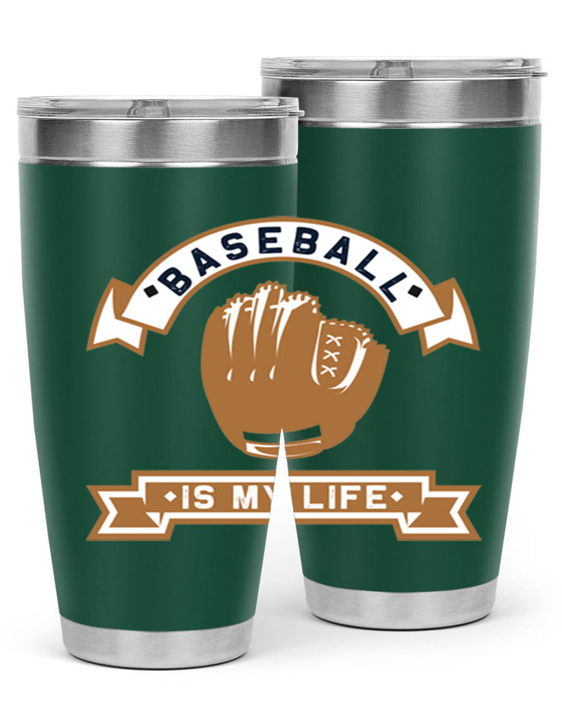 Baseball is 1445#- baseball- Tumbler