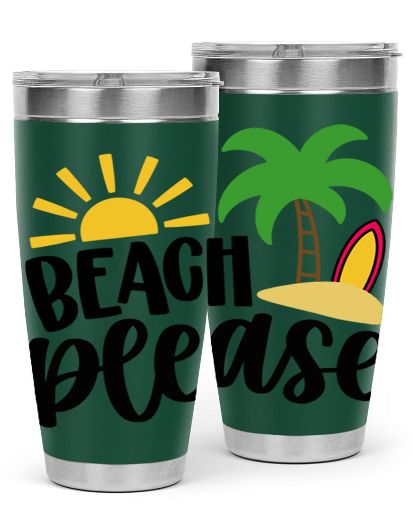 Beach Please Style 51#- summer- Tumbler