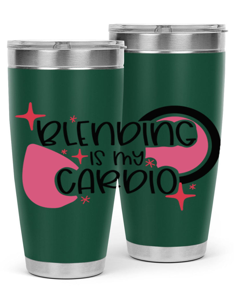 Blending Is My Cardio Style 128#- make up- Tumbler
