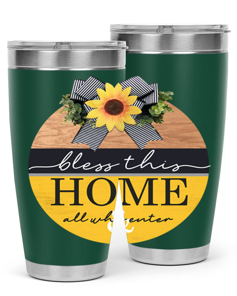 Bless this Home and all Mockup56#- spring- Tumbler
