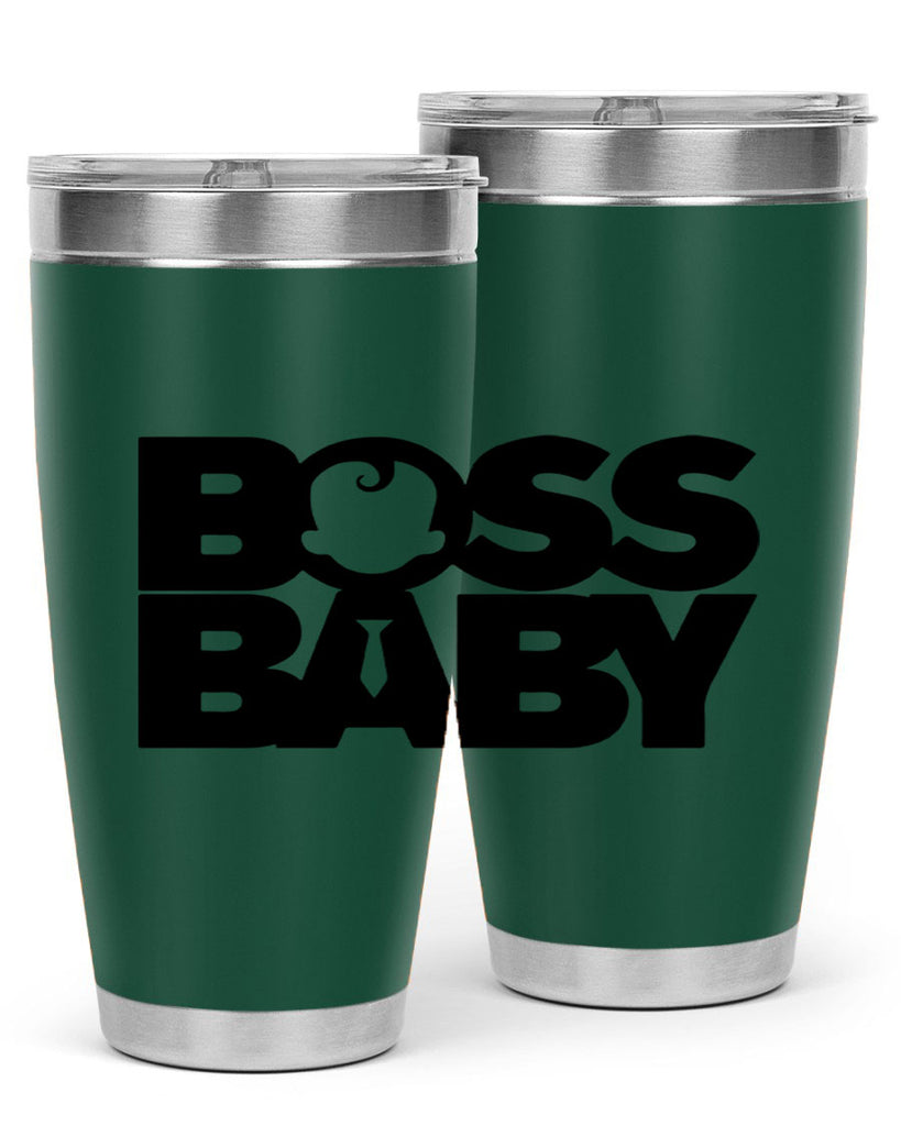 Boss Baby On Board 1#- black words phrases- Cotton Tank