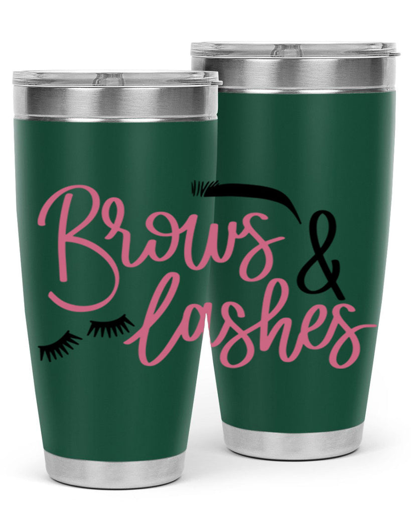 Brows Lashes Style 122#- make up- Tumbler