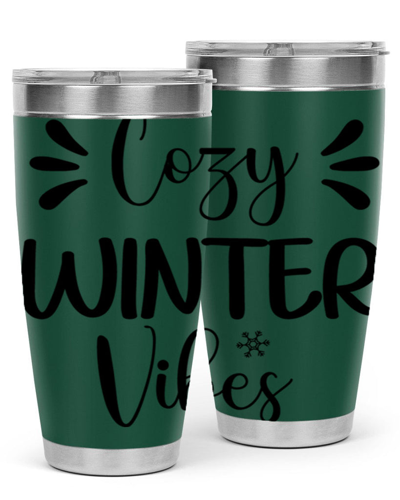 Cozy Winter Vibes76#- winter- Tumbler
