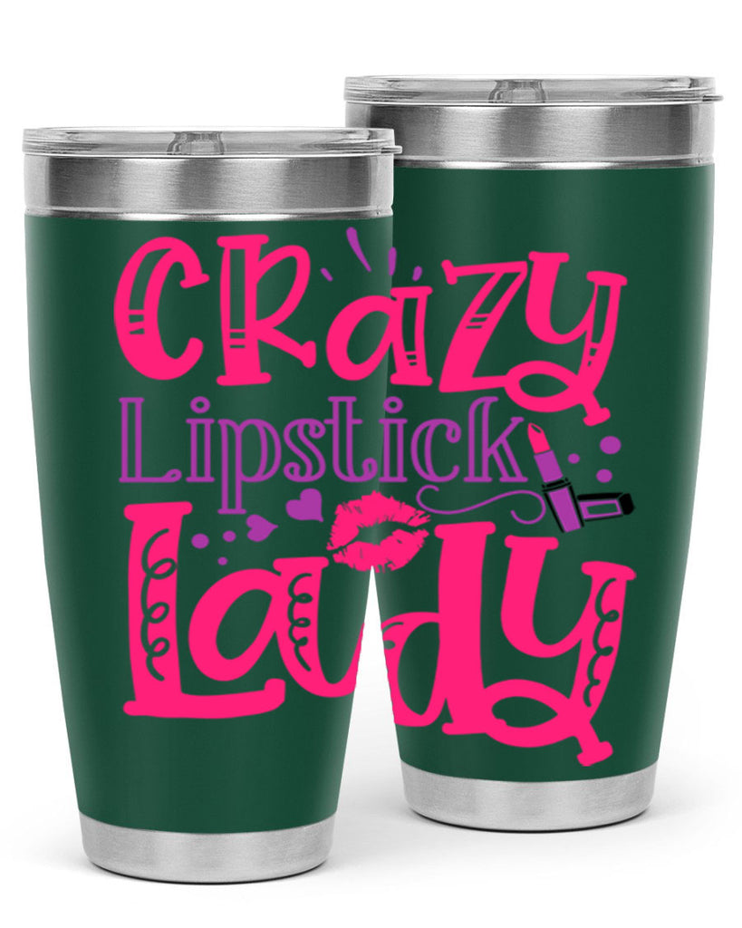 Crazy Lipstick Lady Style 241#- make up- Tumbler