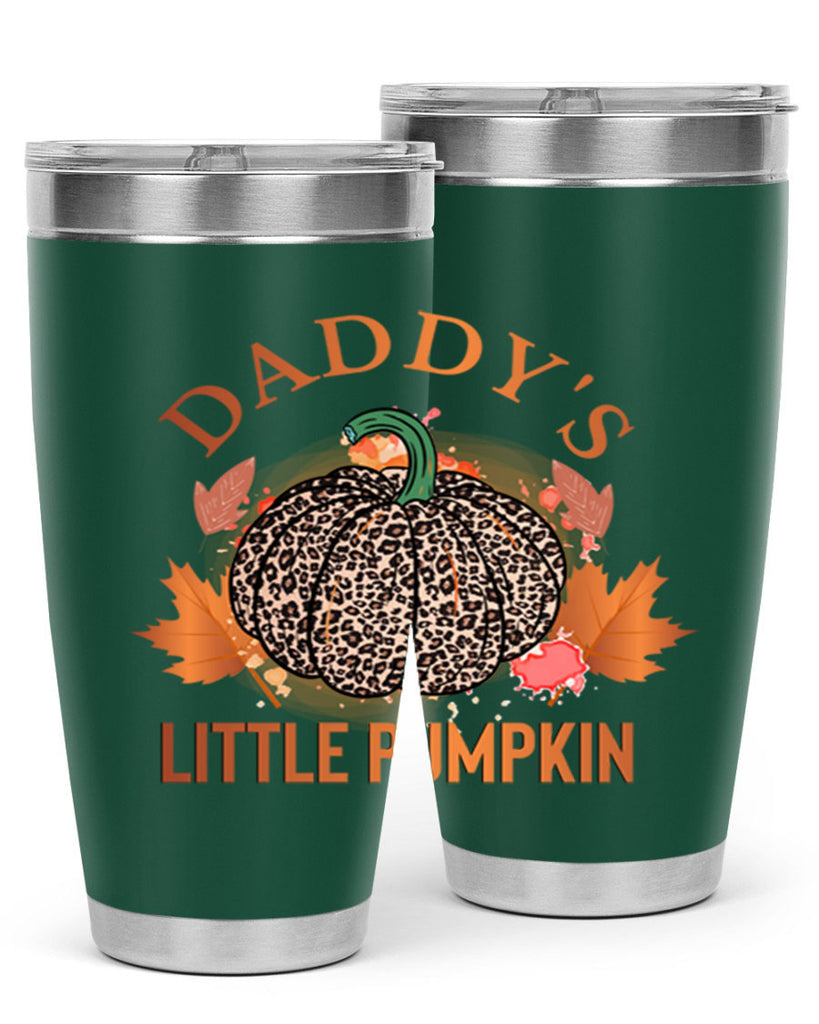 Daddys Little Pumpkin 67#- fall- Tumbler